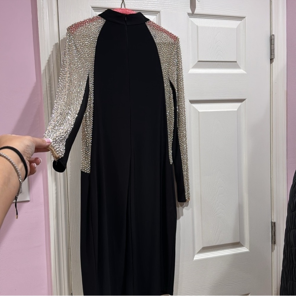 Escape Black Dress with Silver Embellishments - Picture 4 of 4